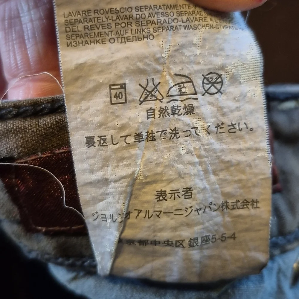 Burberry Jeans Equestrian Knight Design.Sz.W.31×L27.75" Rise 9". - Picture 7 of 17